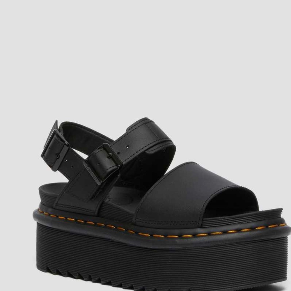 Doc martens VOSS WOMEN'S LEATHER STRAP PLATFORM SANDALS